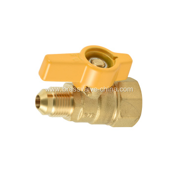 1/2'' FIP X 1/2'' flare brass gas ball valve of Forging